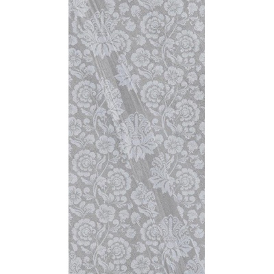 60*120 LECCE DAMASK MOTİF KOYU GRİ
