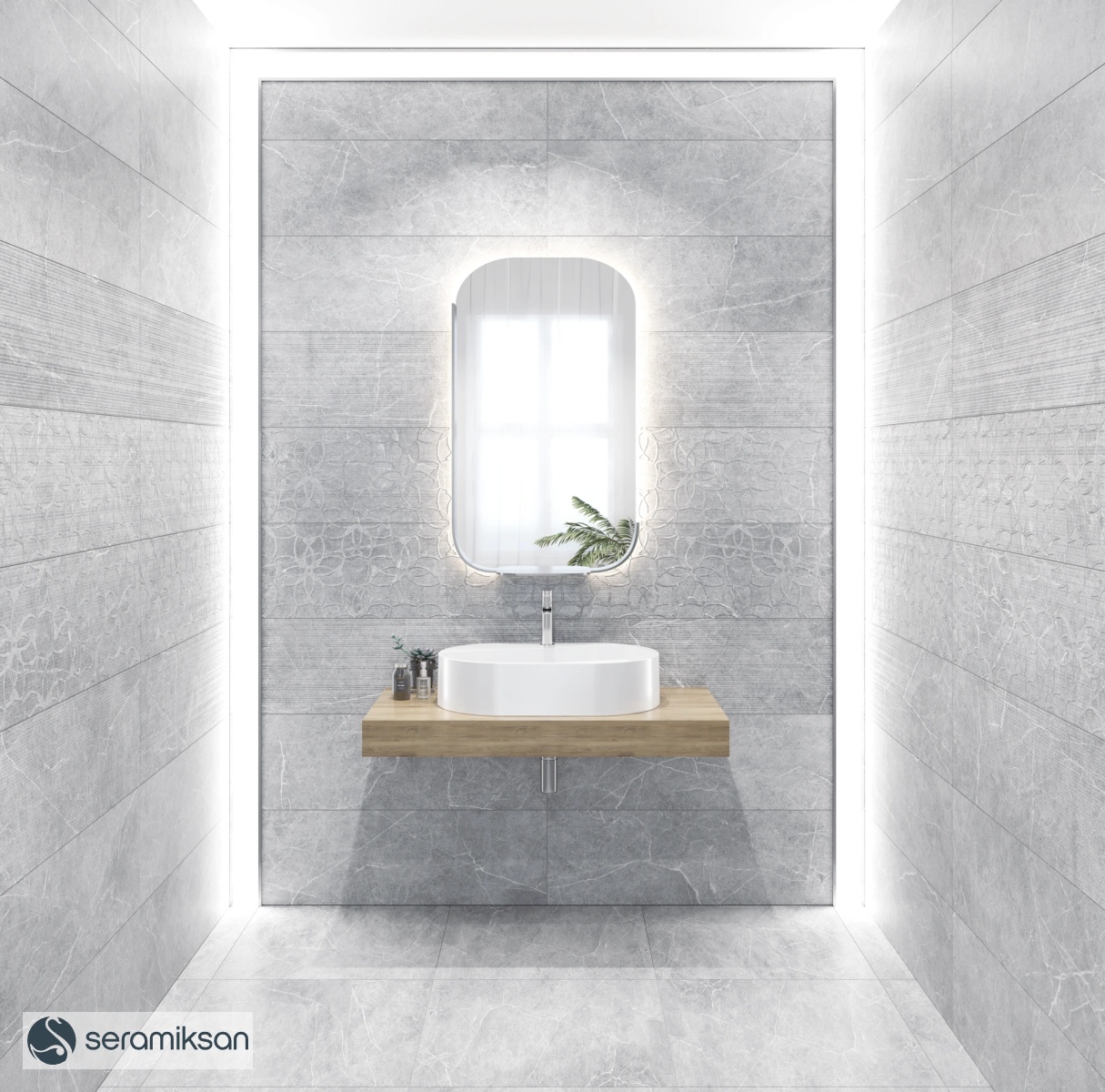 60*60 MOON GRİ SMOOTH ANTİSLİP