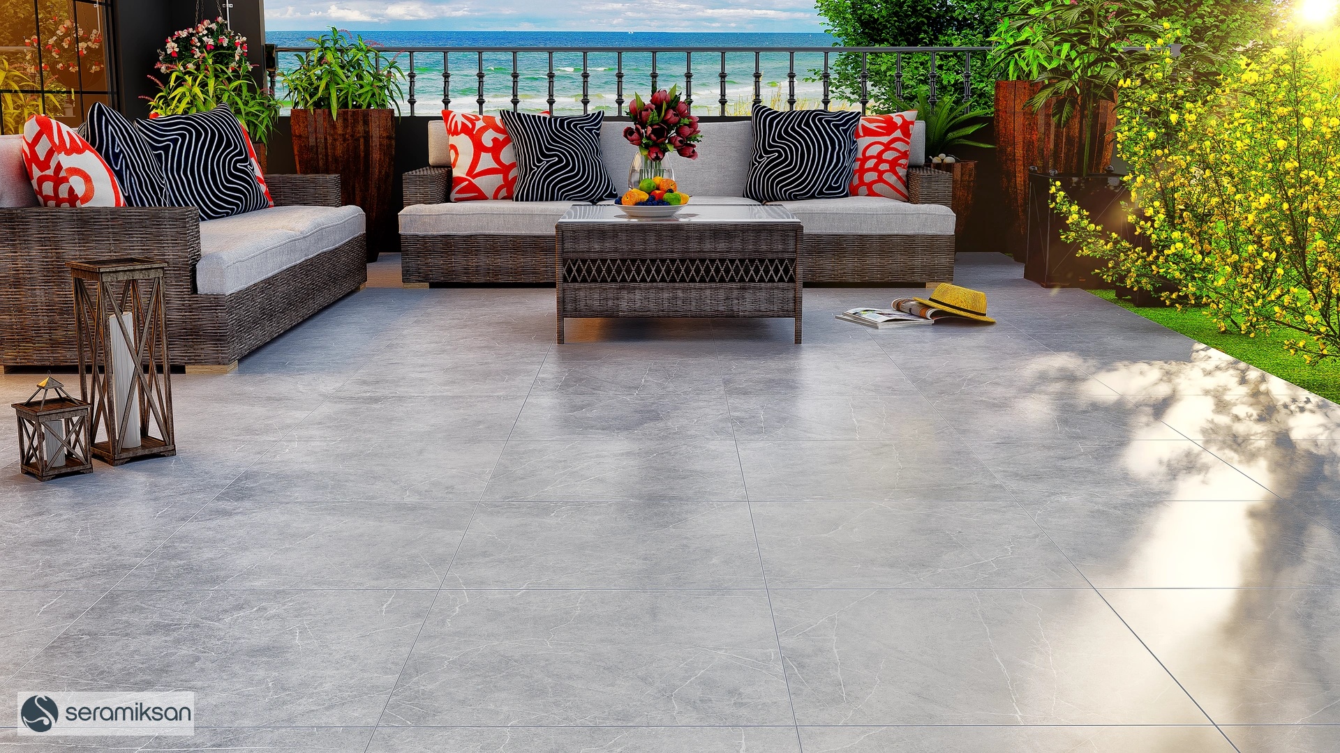 60*60 MOON KOYU GRİ SMOOTH ANTİSLİP