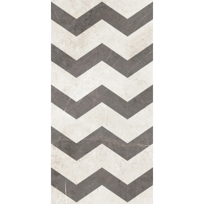 60*120 PALERMO GEOMETRİK MOTİF KREM