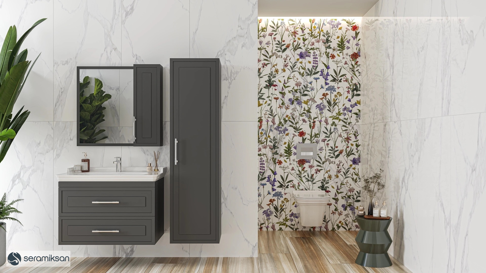 60*120 STAR BEYAZ BOND MOTİF